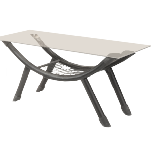 میز پذیرایی شیشه ای کد H-BA-10